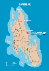 Map of Zanzibar